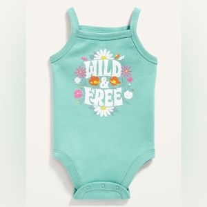 NWT- GRAPHICS SLEEVELESS ONESIES